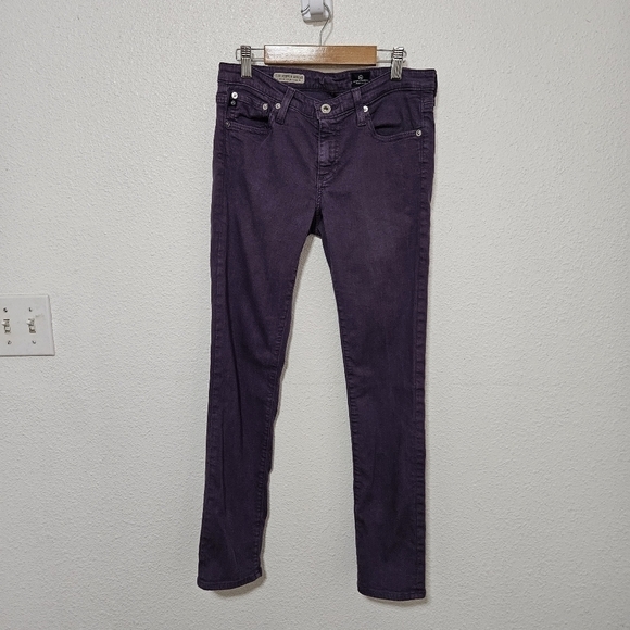 Ag Adrianna Goldschmied Stevie ankle slim straight jeans size 26R - Picture 1 of 13